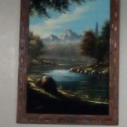 Original Sanchez Landscape In Frame