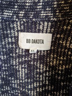 BB Dakota XS navy/white cardigan