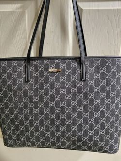 Blk shopper tote  purse