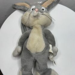 a plush toy depicting the famous cartoon character Bugs Bunny