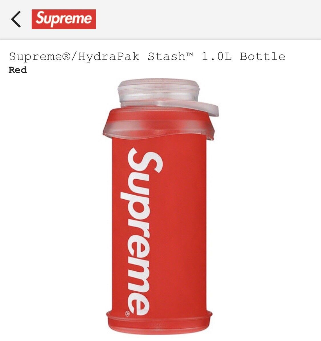 Supreme Hydrapak Stash