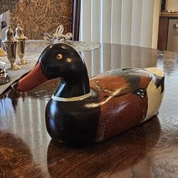 Duck Phone Wood Vintage / Man Cave / Decor / Living Room / Bar / Saloon / Furniture / Collectible / Memorabilia / Antique / Jersey Shore