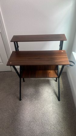 Computer table and chair