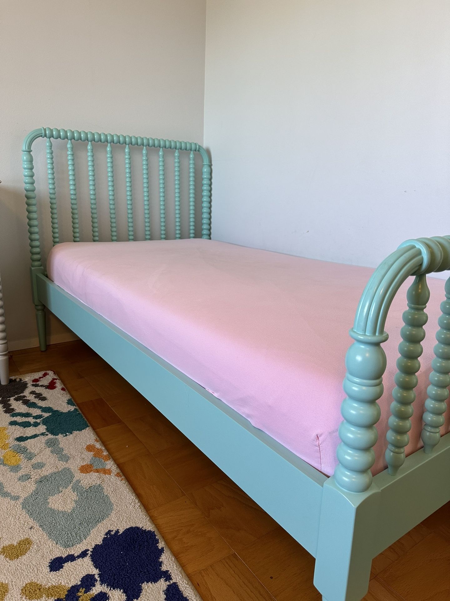 Crate & Barrel Jenny Lind Twin Bed & Trundle