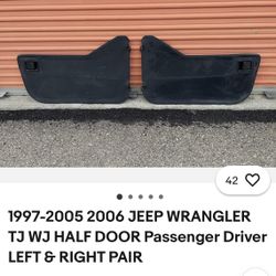 Off Road Half Doors - Excellent Condition - Solid Metal Doors With Both Interior And Exterior Release Handle. Bestop Paid $650 Selling For Half Price 