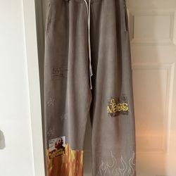 Paly Hollywood Mass Brown Sweatpants Size XL