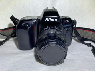Nikon N70 35mm Film SLR Camera w/ AF Nikkor 35-80mm Lens – Tested & Working