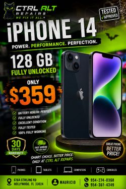 📱 iPhone 14 • 128GB • Fully Unlocked 🔓