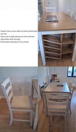 Modern Farm House Table For Sale!! Great Condition*