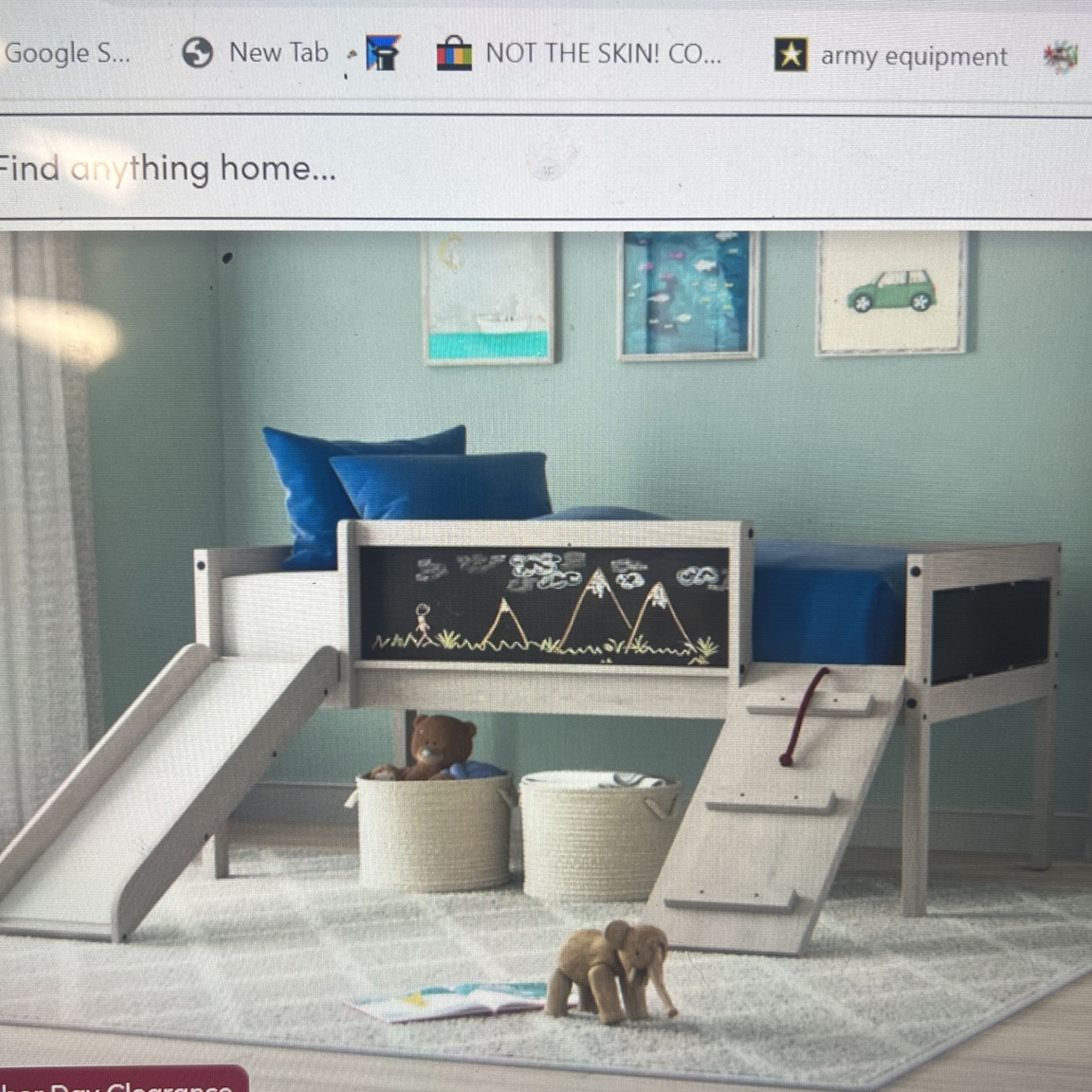 Twin Bed With Slide And Ladder 