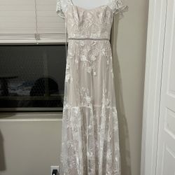 Floral Wedding/Reception Dress