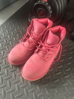 Timberland pink boots