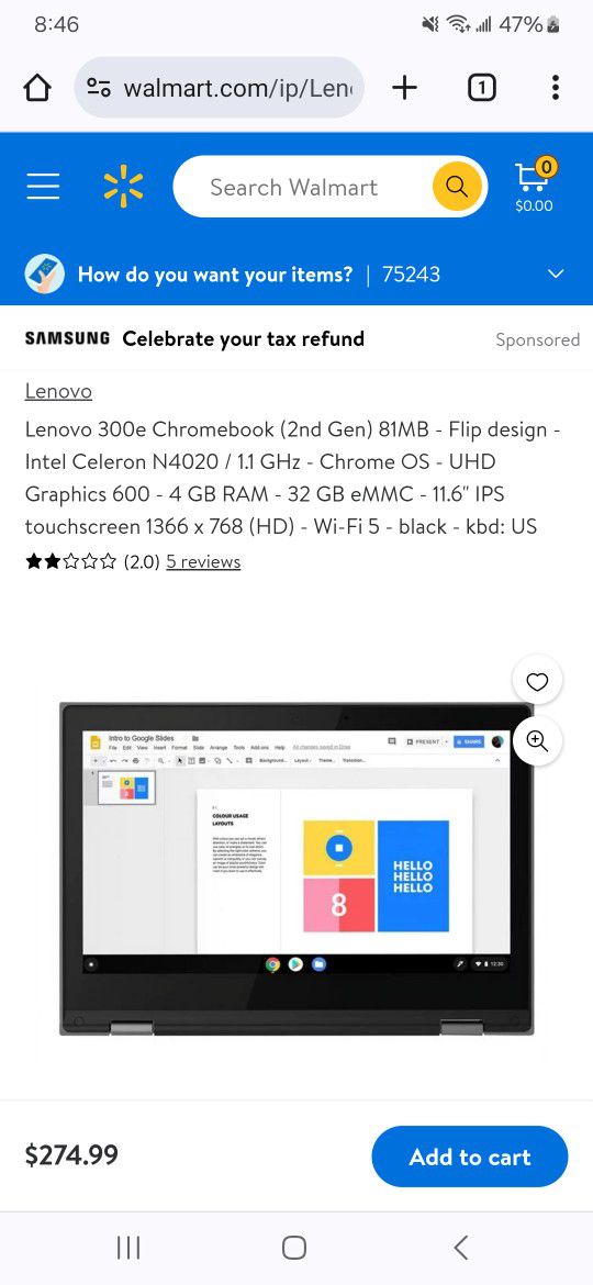 Lenovo 300e Chromebook 2nd Gen 81MB0003US