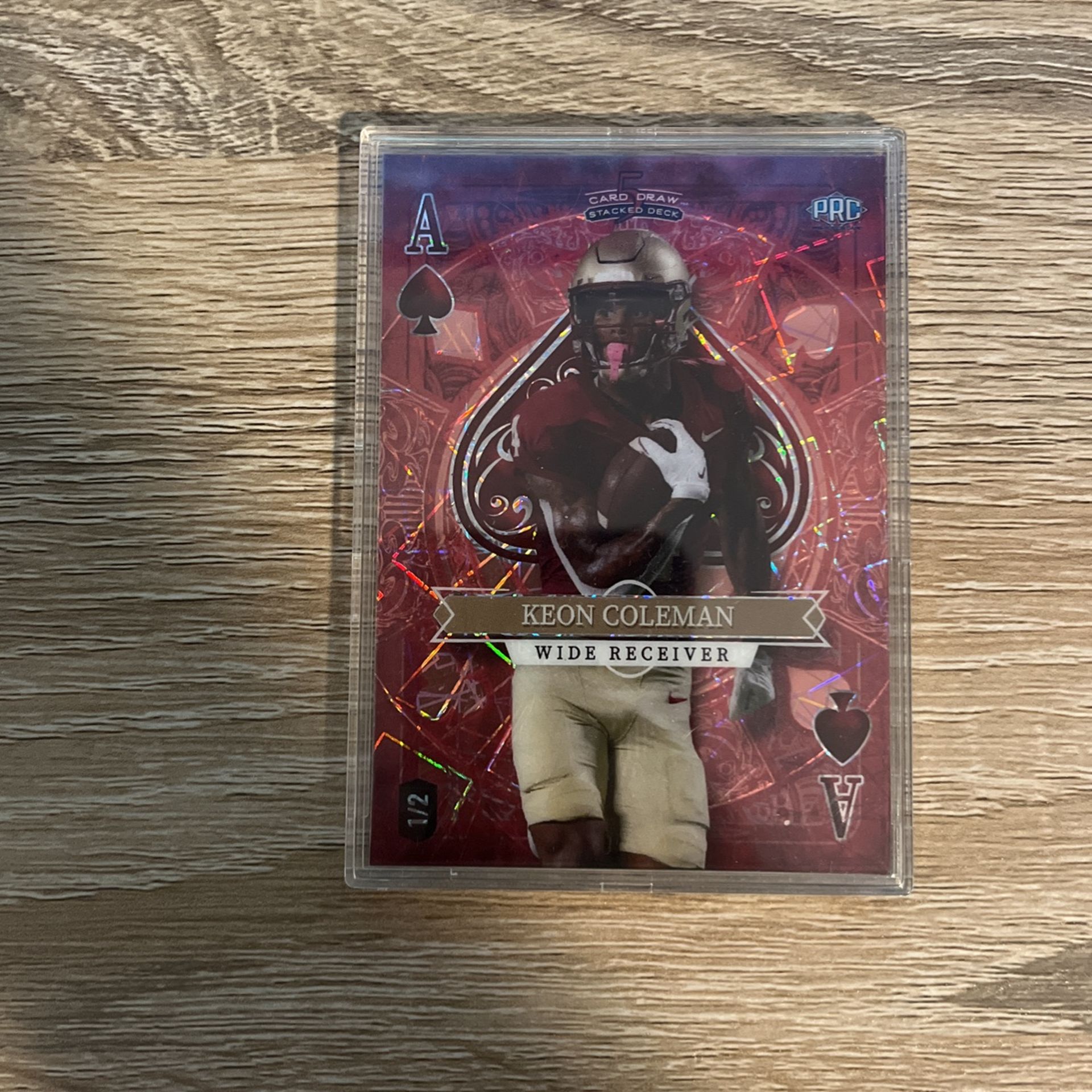 1/2 Keon Coleman Wild Card