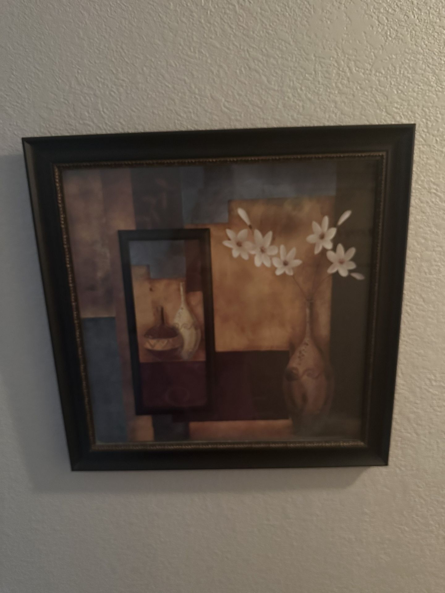 Glass Framed Wall Pictures ( Price & Size  in Description)