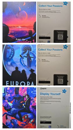 [FOR SALE] Displate Metal Posters (Bundle of 3)