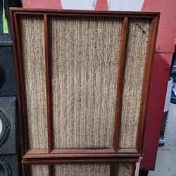 Vintage PAIR of Wharfedale w70 Home Stereo Speakers Mid Century