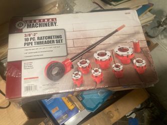 10 piece Ratcheting Pipe Threader Set