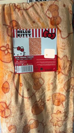 Hello Kitty fall plush throw