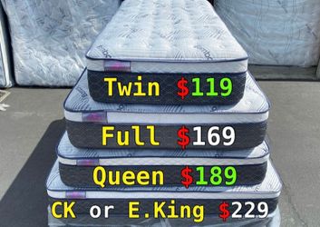 Queen Oasis Thermal Comfort Europillow Top 12inch Matres!!