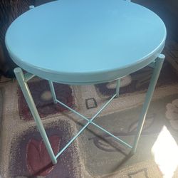 Side End Table 20.5”H x 16”W Reversible Tray Top
