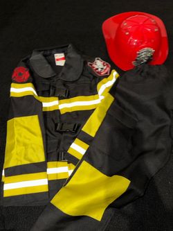 Kids Firefighter Halloween Costume with Helmets