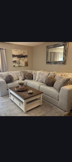 Sectional couch 1 month old from bobs furniture