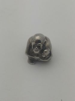 Monkey Pandora Charm