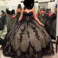 Black Quinceañera Dress