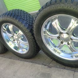 Wheel 20 6 Lugs. New Tires And Rims.