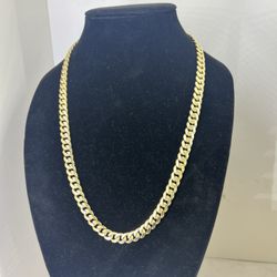 14kt Cuban Solid Gold Chain 151.1 Grams 