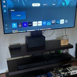 Moving Sale 55 Inch Smart Tv & Lg Sound Bar W/Tv Stand