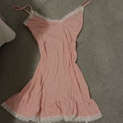 Vintage White Lace Pajama Dress – Size S–M