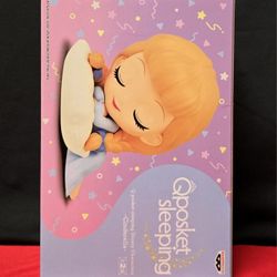 ✨️Banpresto Disney Characters  Cinderella Q Posket (Sleeping Ver. A)
