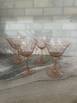 Depression Glass Coupes 