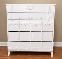 Tall White Dresser