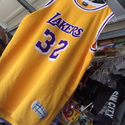 Vintage Hard Wood Classic Lakers Jersey Size Adult 2XL