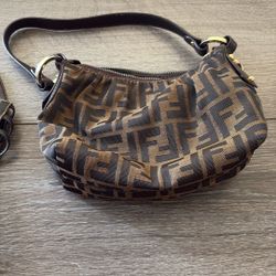 Authentic Vintage Fendi Purse and Shoes