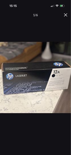 HP 12A Black Original LaserJet Toner Cartridge, Q2612A
