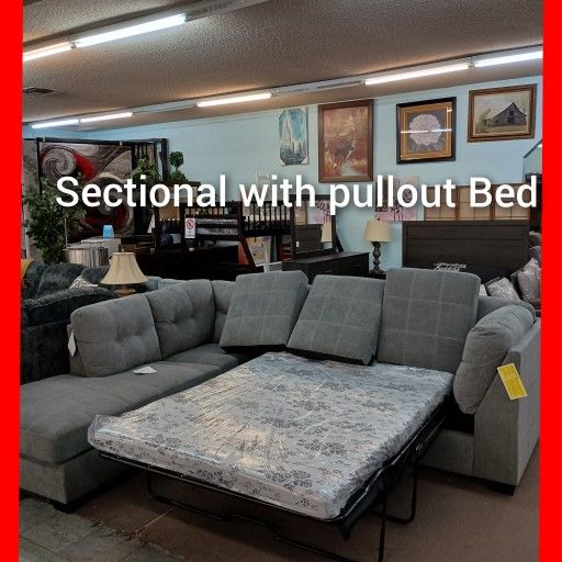 🤓 Sectional Sofa Sleeper Pullout Bed