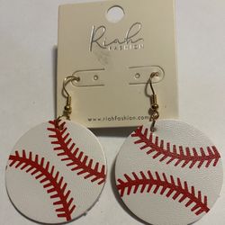 Baseball Earrings