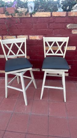 2 tall chairs