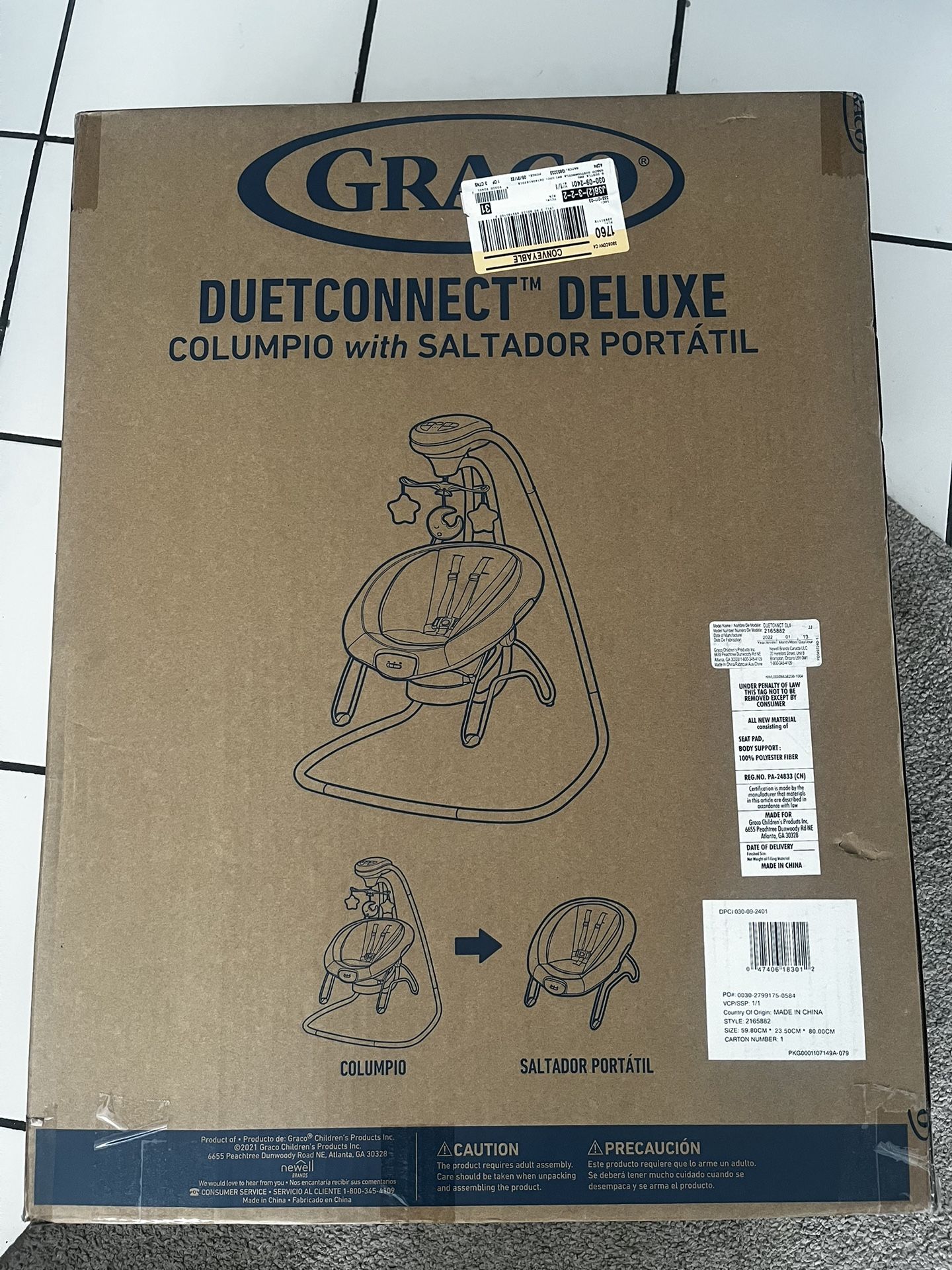 Graco Swingset/ Portable Bouncer