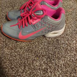 Pink N Gray Nikes 