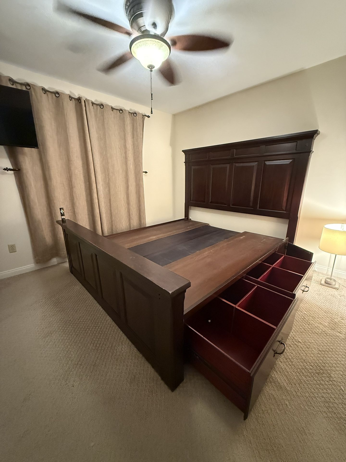 Cal King Bed Frame With Storage