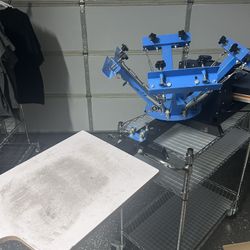 4 Arm Screen Printing Press
