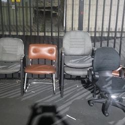 Free office chairs, all in good condition ,free to pick up