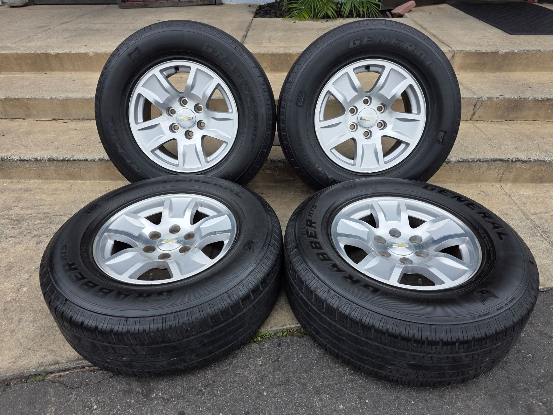 17" Chevy Silverado 1500 truck rims/wheels tires