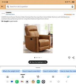 Brand New (Broken) recliner