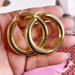 925 Silver Hoops 